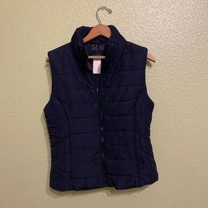 Aeropostale navy blue quilted vest
